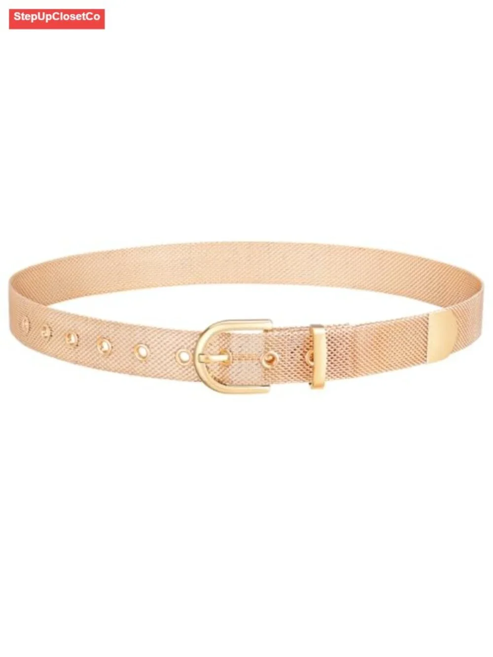 Metal Waist Belt for Women Dress Pants Jeans Trendy Link Chain Band